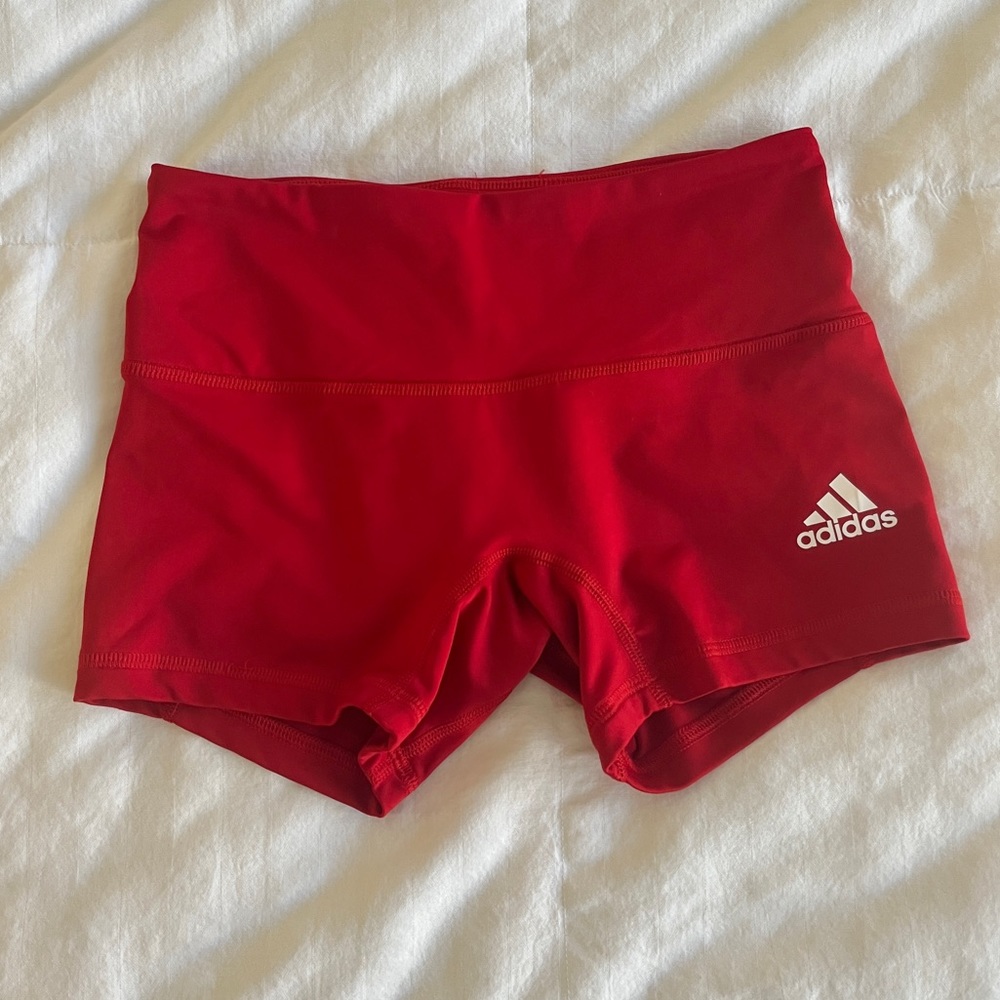 ❌SOLD❌ Adidas Red Spandex Shorts